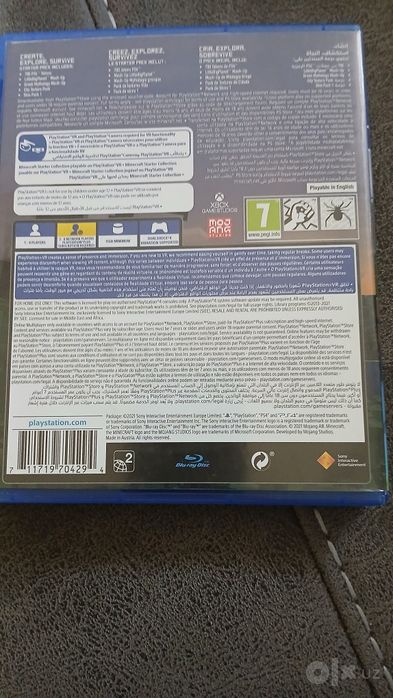 Disk mincraft ps4
