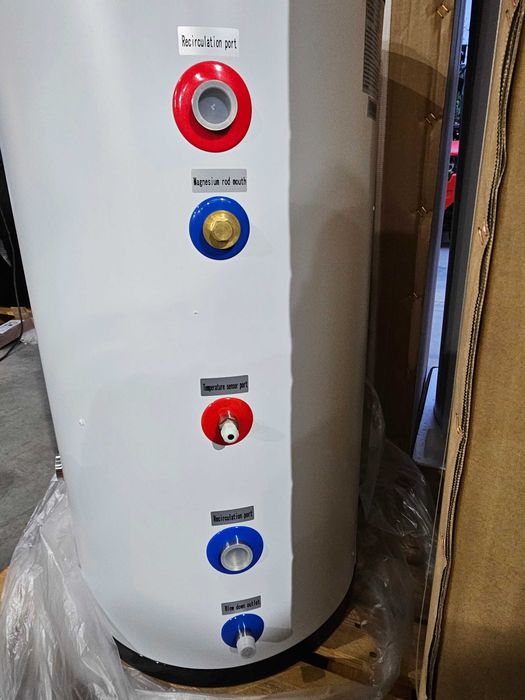 Неръждаем буферен съд 100 литра - за термопомпа и други приложения