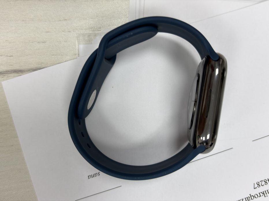 Apple watch series 7 45 mm stainless steel graphite