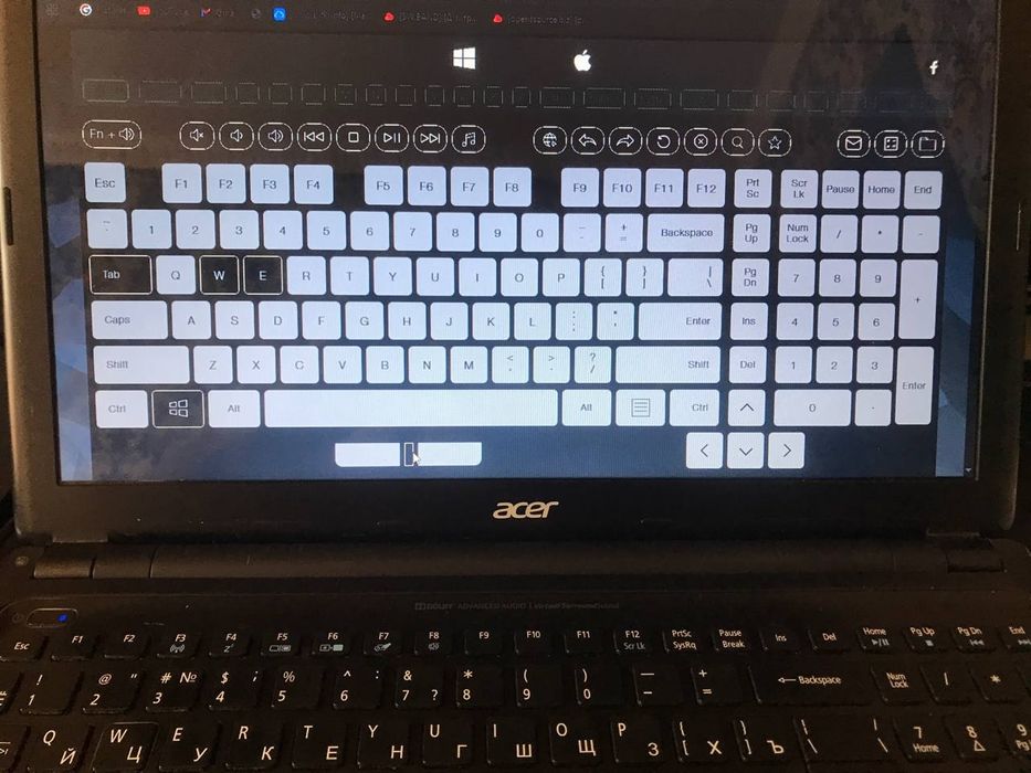 Acer Aspire notbuk sotiladi i5/8GB RAM/256SSD