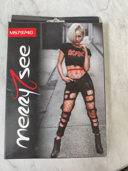 Lenjerie super sexy provocatoare erotica Ciorapi plasa cu ochiuri mari