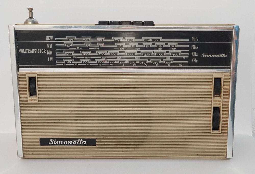 Radio Simonetta S651 T - 4 Band Volltransistor - pentru colectionari !