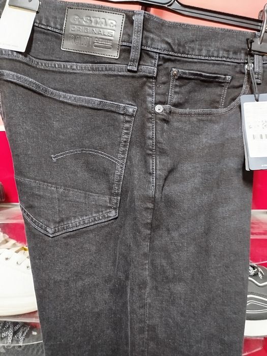 Оригинални мъжки дънки G-Star Raw 3301 Tapered W35 W36 W40 нови