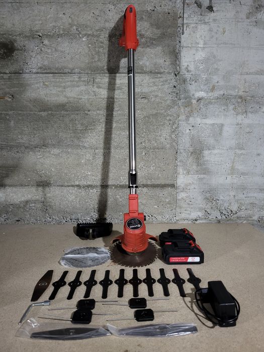 Motocoasa electrica OUTIGO | 2 acumulatori | accessorii