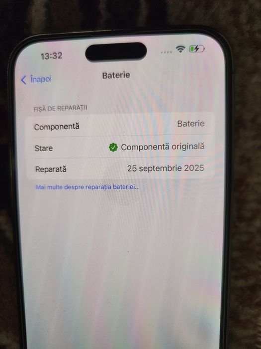 Baterie originala noua calibrabila iPhone 12 13 14 15 16 Pro Plus Max