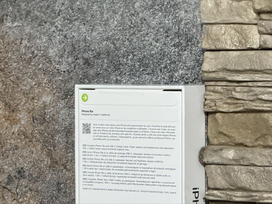 Iphone 16e 128GB White/ Nou, Sigilat