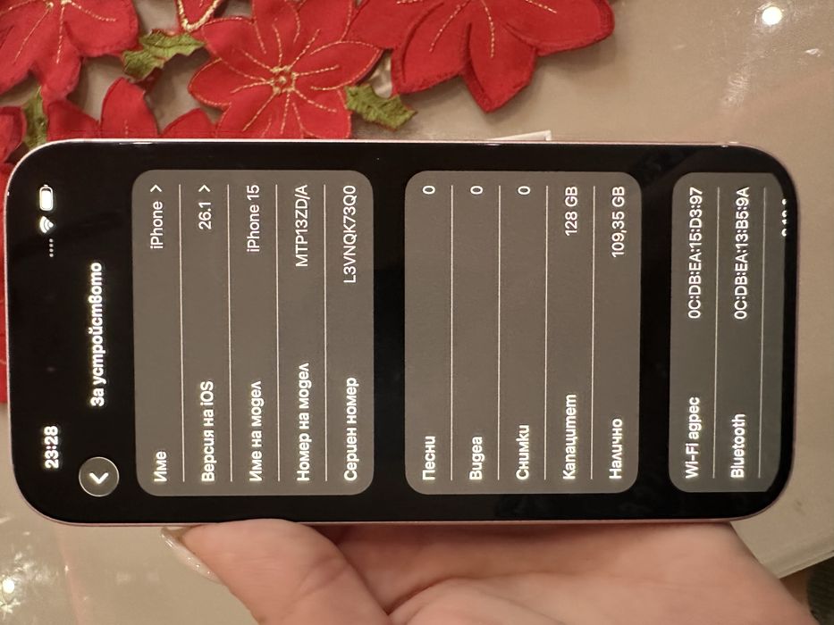 Iphone 15 pink 128GB