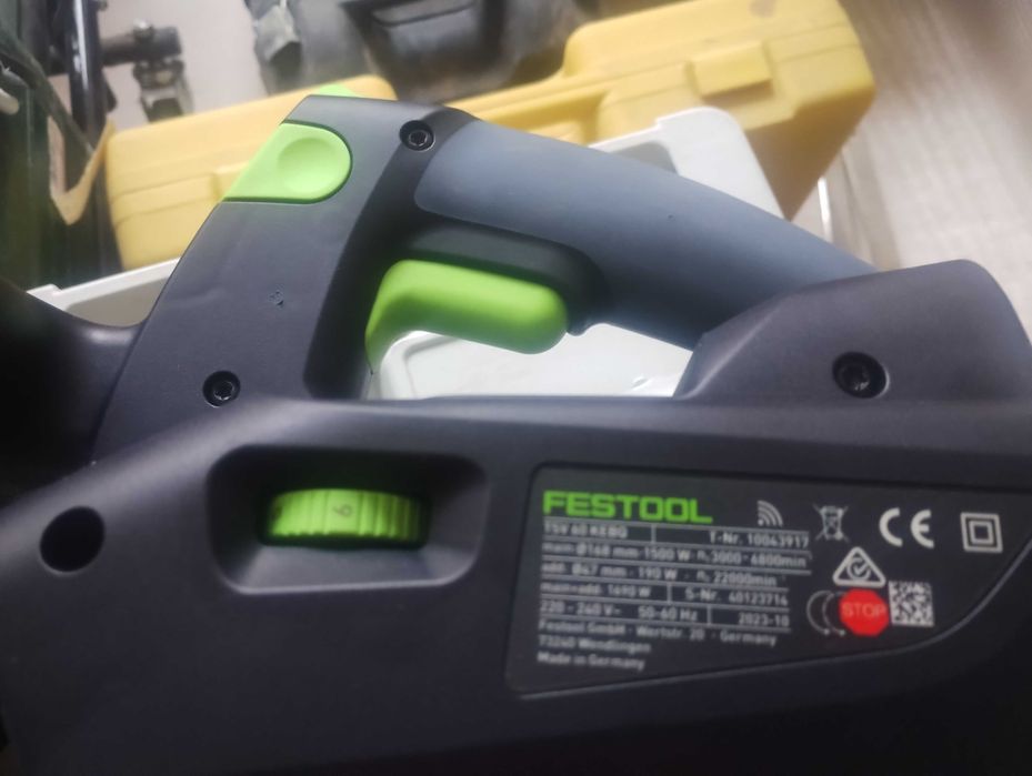 Потъващ циркуляр с подрезвач Festool TSV 60 KEBQ-Plus