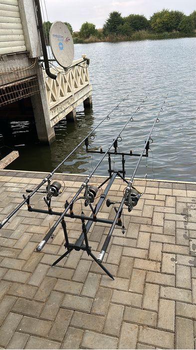 Vând set 3 lansete Okumpa EPIX V2 si Mulinete PEEN