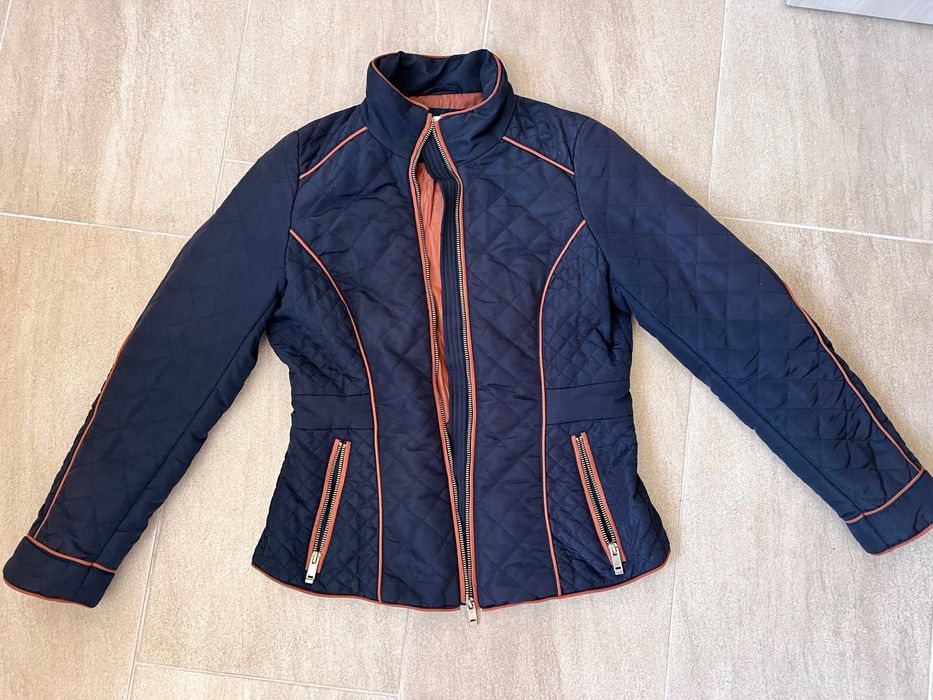 Тъмно синьо есенно яке H&M