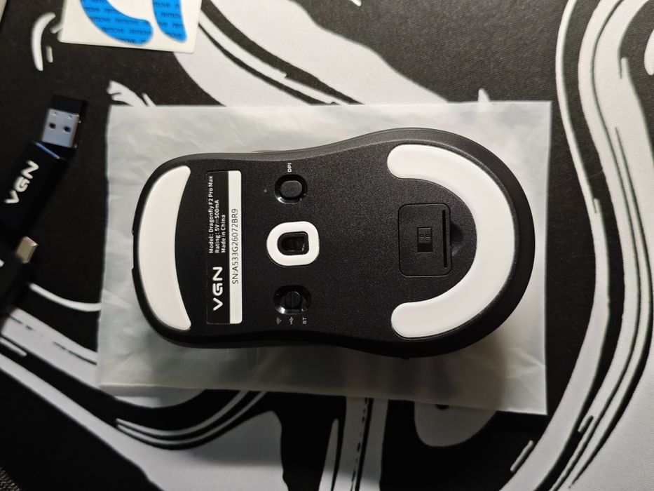 Лёгкая мышь (55г) VGN Dragonfly F2 Pro Max (PAW3395 / 8KHz) беспровод