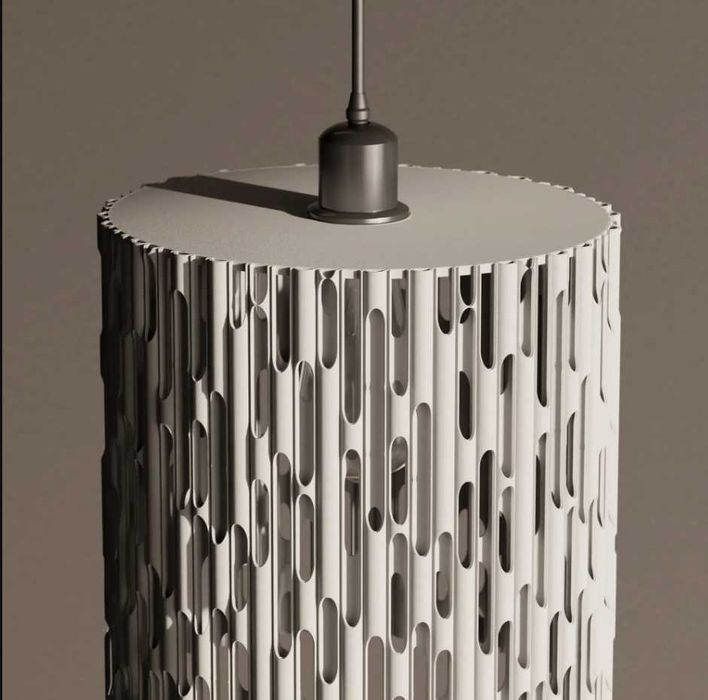 Abajur Modern pentru Pendul E27 – Design Geometric, Printare 3D