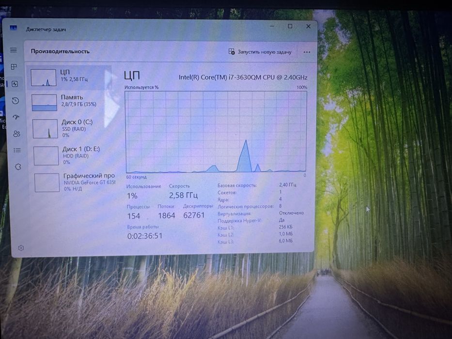 Ноутбук HP i7-3630QM