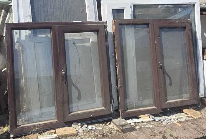 Ferestre pvc culoare mahon