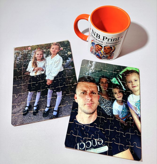 Căni si puzzle personalizat
