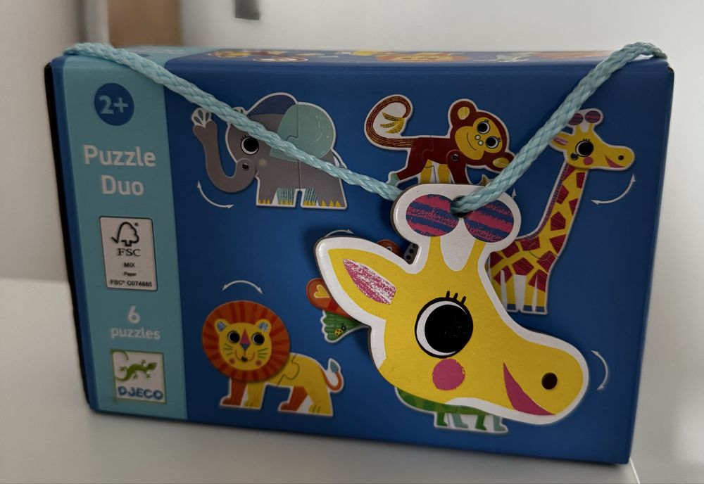 Комплект детски пъзел с книжка