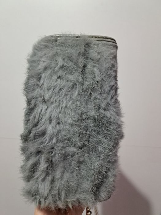 Чанта естествен косъм от зайче