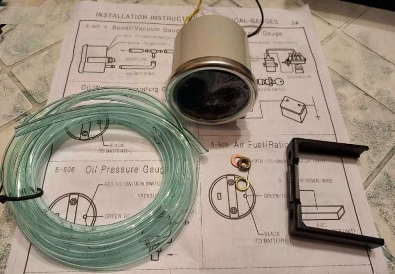 Буустметър,3 бара,за турбо 2 вида с мап сензор CNSpeed,механичен