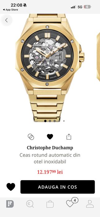 Vand ceas automatic  Christophe Duchamp