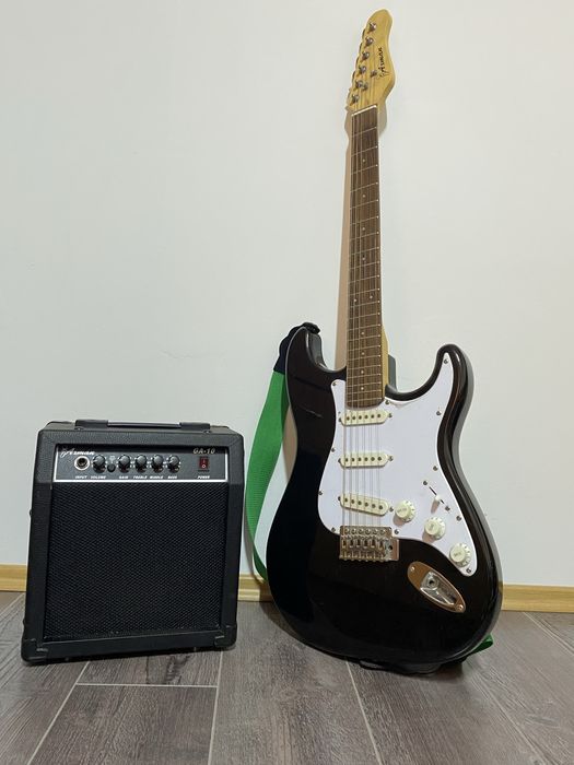 Chitară electrică Axman + amplificator