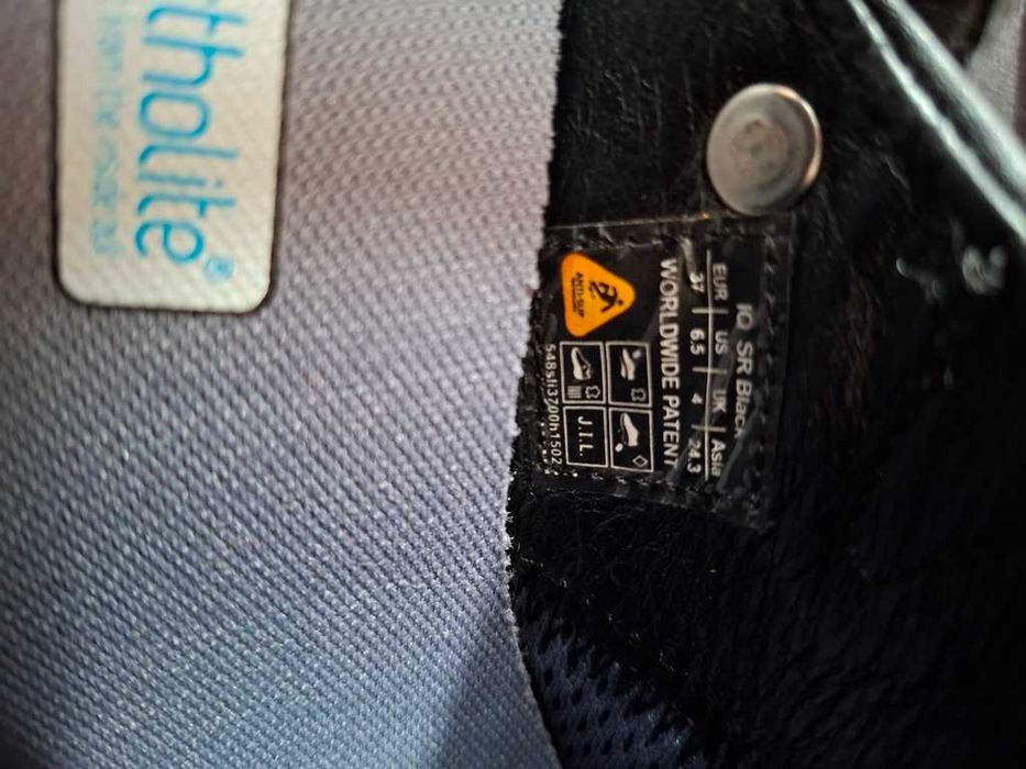 Saboti piele JOYA IQ SR Black slip resistant marimea 37 zero km