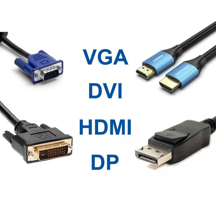 HDMI, VGA, DVI, DP, USB, LAN кабели Магазин OWIOM