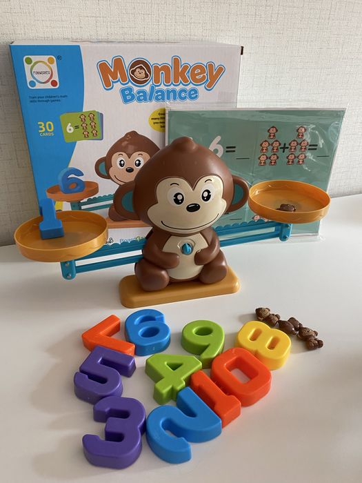 Везна Маймунки, цифри, броим, смятаме