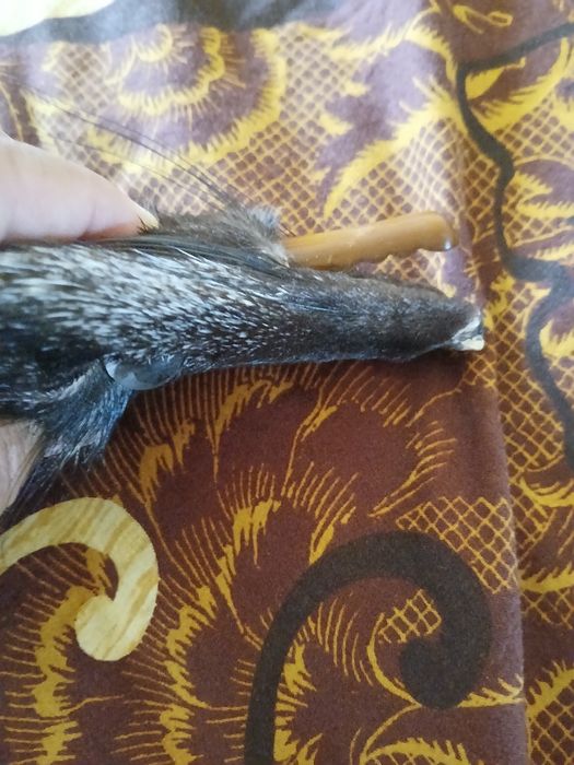 Шал/яка от сребърна лисица, естетвен косъм