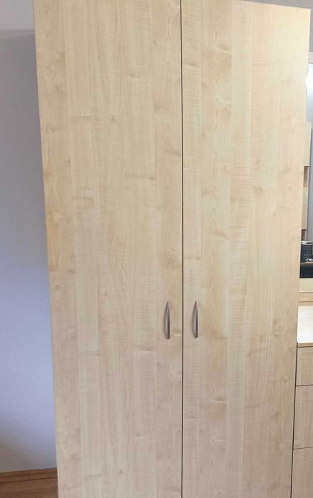 Легло за матрак 90/190см с ракла  + гардероб за закачалки