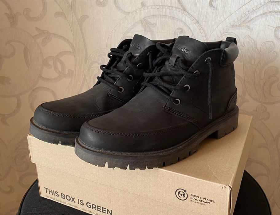 Ботинки clarks демисезонные 42р