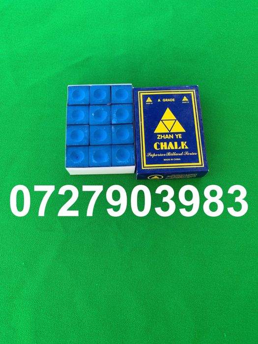 Varfuri si creta pentru masa biliard