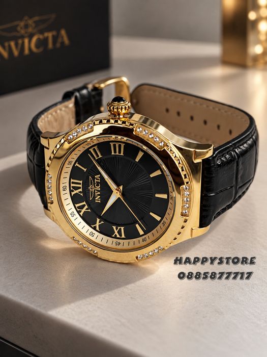 INVICTA Elegance women gold 38 mm, Инвикта нов дамски часовник