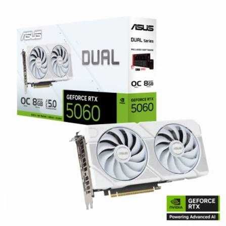 Видеокарта ASUS RTX 5060 DUAL OC WHITE