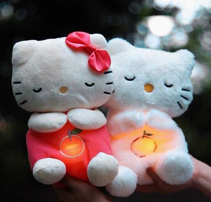Дишаща Плюшена играчка Hello Kitty Котенце, Плюшена играчка за сън