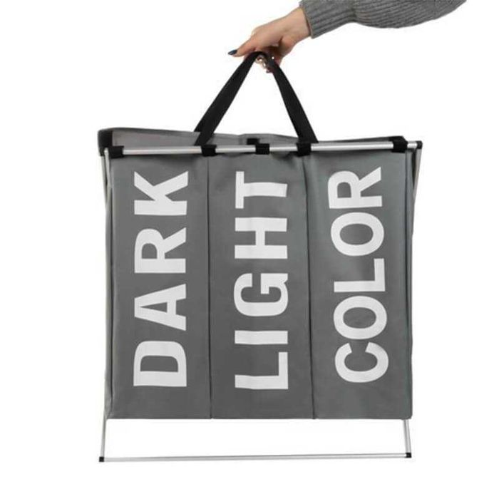 Сгъваем Кош за Пране с 3 Отделения