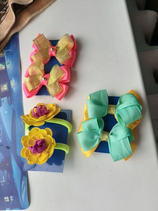 Резиночки бантики. Ручная работа