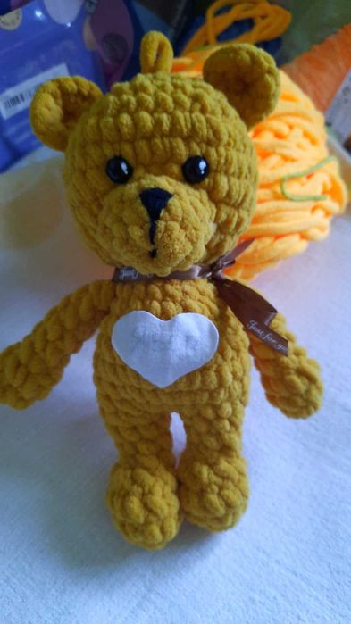 Плетена Амигуруми играчка -коте, змия, мече, пингвин, хипо, зайче