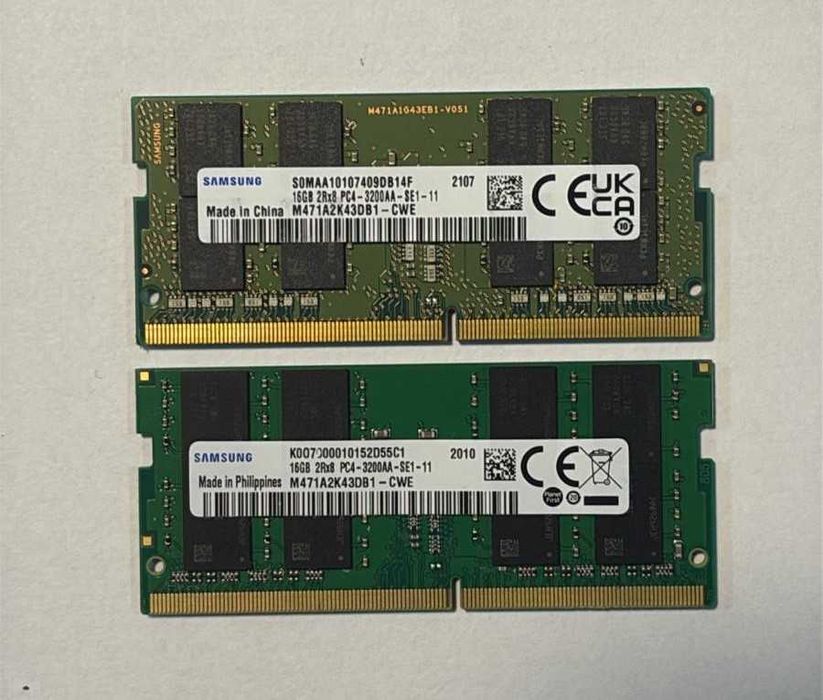 Memorie 16GB DDR4 3200 laptop sodimm, 1 x 16GB DDR4 3200