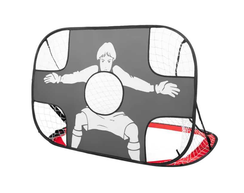 Детска футболна врата с мишени 120х77 см