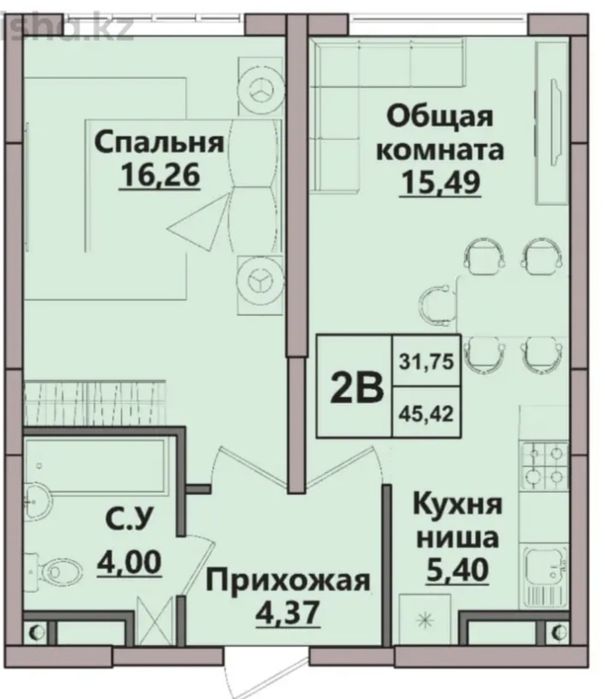 Квартира В Гулдала