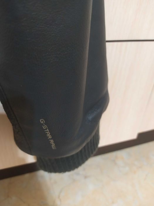 Мужская кожаная куртка G- STAR