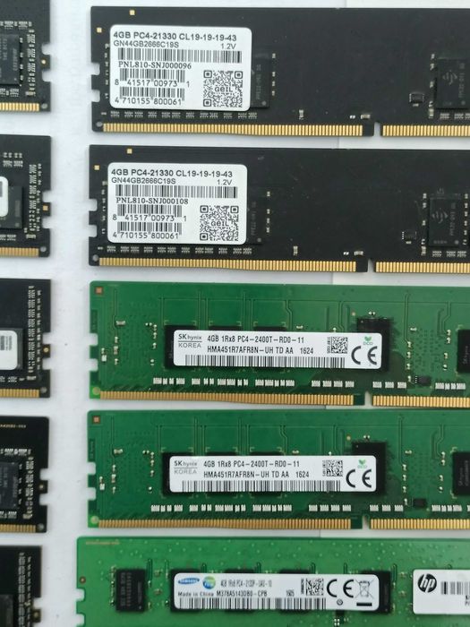 Продам ОЗУ, DDR4, все по 4Гб.