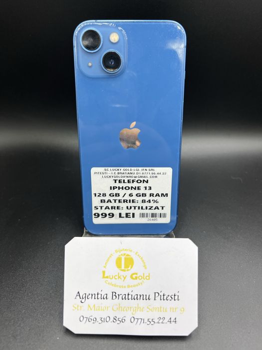 Iphone 13 128 gb 84% baterie cod 26405