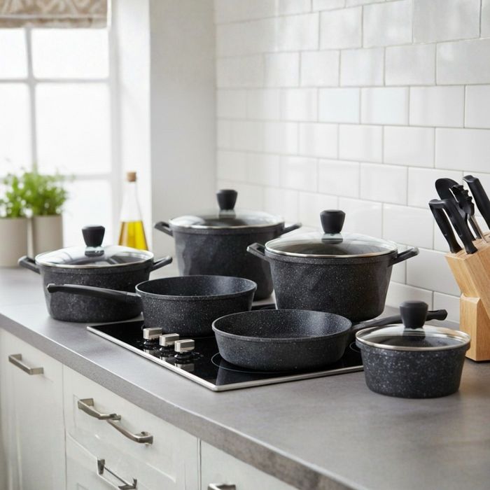 Премиум комплект съдове за готвене 12 части