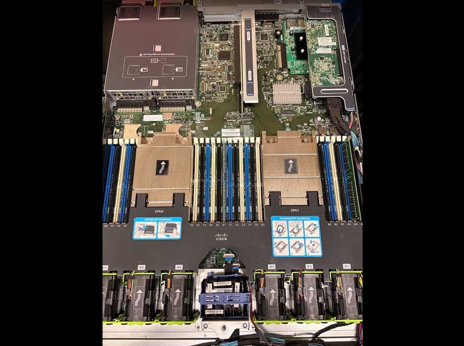 Сървър Cisco C220 M5 2x Gold 6138, 32GB RAM, 4.8TB SAS HDD, Proxmox Xen