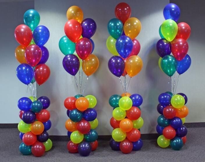100% Гелиевые воздушные шары в большом ассортименте