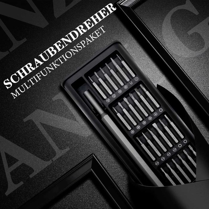 Set surubelnita de precizie 24-in-1 cu 24 capete magnetice diferite