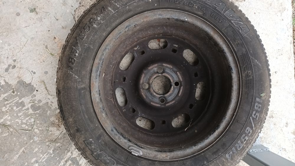 Jante otel cu anvelope