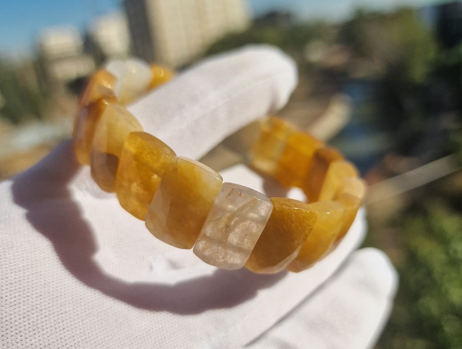 Браслеты  Цитрин.