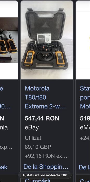 Statii emisie receptie motorola T80 extreme